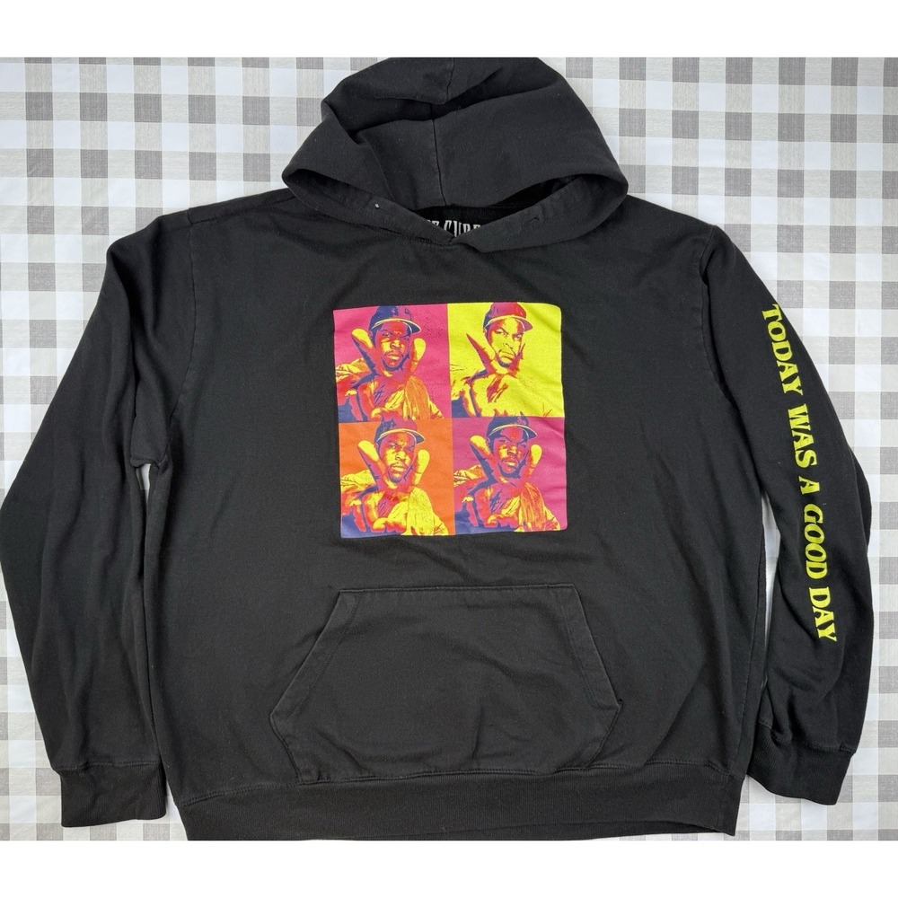 Ice Cube Rap Hoodie 2XL Y2K Graphic Hip Hop Streetwear Oversized